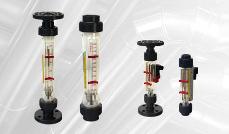 Tecfluid clear plastic tube Flowmeters for flow rate measurement