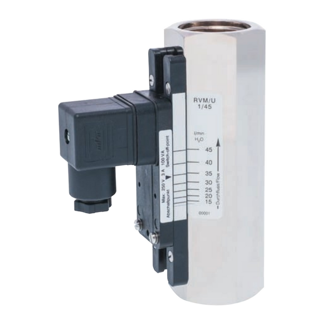 Meister Flow Switch Monitor for Liquids – RVM/U-1 - High Ranges