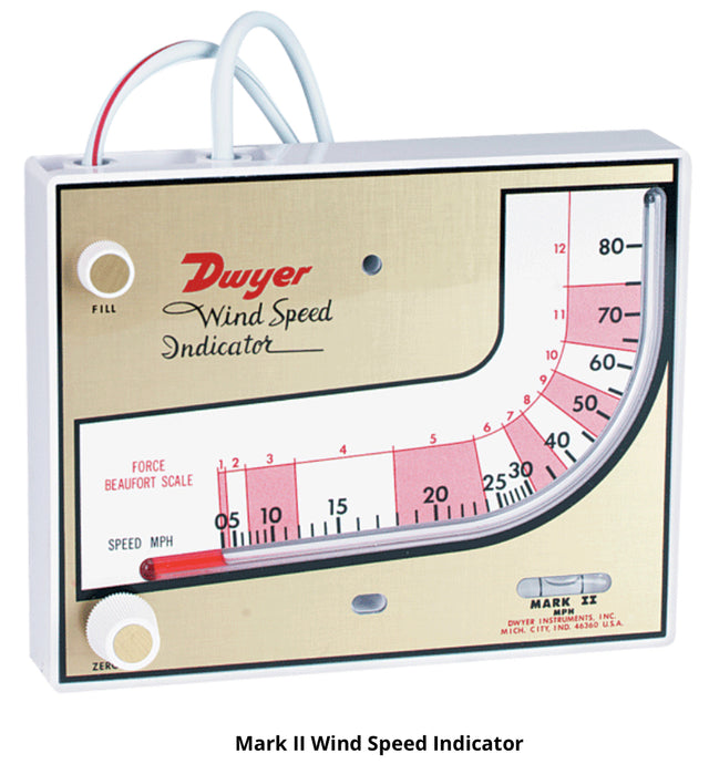 Dwyer Mark II Wind Speed Indicator